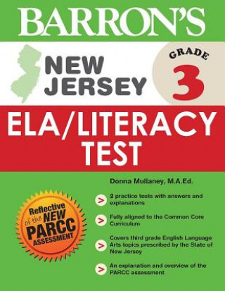 Książka Barron's New Jersey ELA / Literacy Test, Grade 3 Donna Mullaney