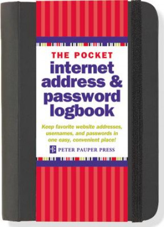 Carte Pocket Internet Address & Password Logbook Peter Pauper Press