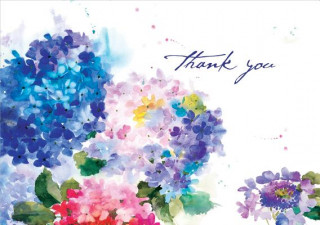 Carte Hydrangeas Thank You Notes Peter Pauper Press