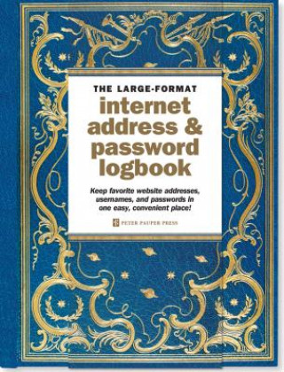 Könyv Celestial Large-format Internet Address & Password Logbook Peter Pauper Press