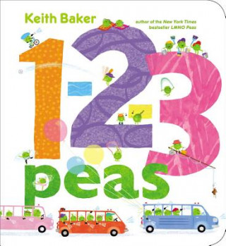 Kniha 1-2-3 Peas Keith Baker