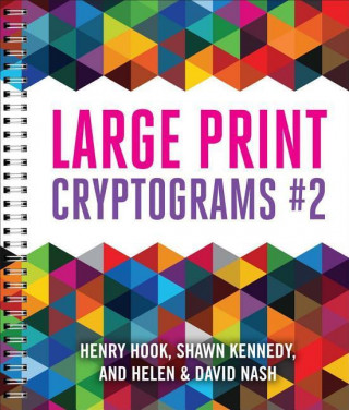 Könyv Large Print Cryptograms 2 Henry Hook