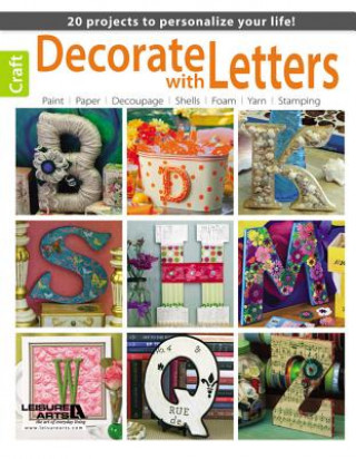 Carte Decorate With Letters Inc. Leisure Arts