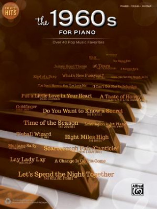 Книга The 1960s for Piano Alfred Publishing