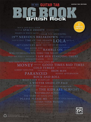 Книга The New Guitar Tab Big Book of British Rock Alfred Pub Co.
