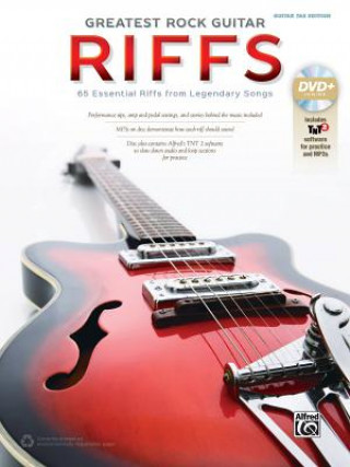 Book The Greatest Rock Guitar Riffs Alfred Publishing Staff