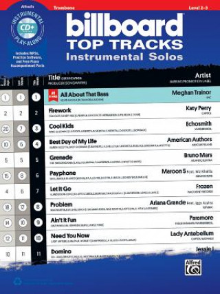 Libro Billboard Top Tracks Instrumental Solos Alfred Publishing Staff