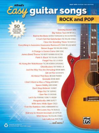 Книга Alfred's Easy Guitar Songs Rock and Pop Alfred Music