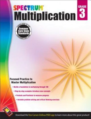 Knjiga Spectrum Multiplication, Grade 3 Carson-Dellosa Publishing LLC