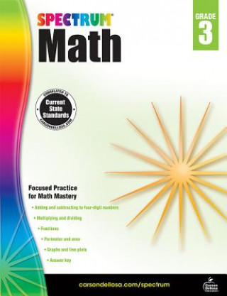 Book Spectrum Math, Grade 3 Spectrum