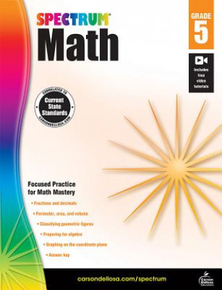 Carte Spectrum Math, Grade 5 Spectrum