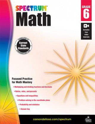 Könyv Spectrum Math, Grade 6 Spectrum
