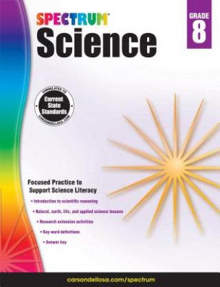 Carte Spectrum Science, Grade 8 Spectrum