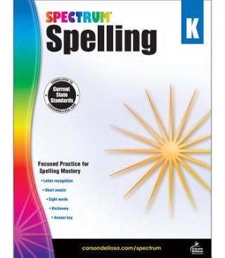 Könyv Spectrum Spelling, Kindergarten Spectrum