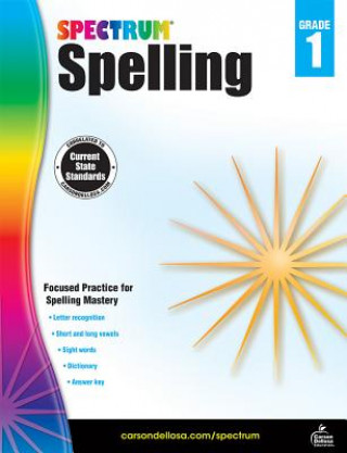 Kniha Spectrum Spelling, Grade 1 Spectrum