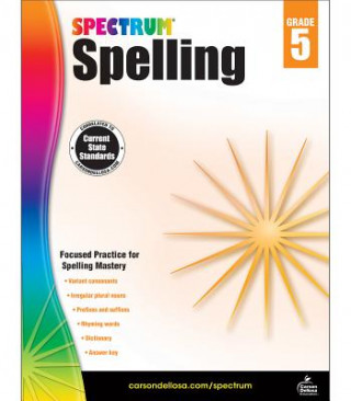 Kniha Spectrum Spelling, Grade 5 Spectrum