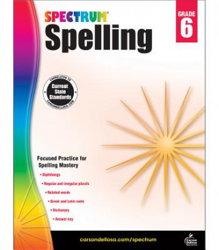 Carte Spectrum Spelling, Grade 6 Spectrum