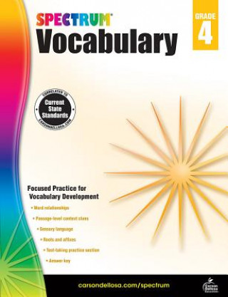 Книга Spectrum Vocabulary, Grade 4 Spectrum