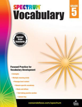Książka Spectrum Vocabulary, Grade 5 Spectrum