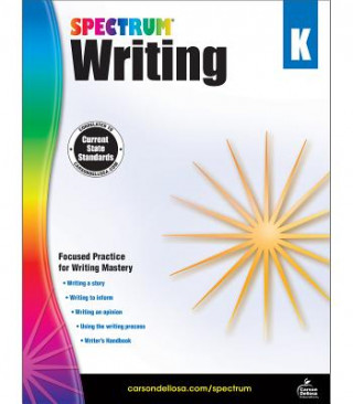 Livre Spectrum Writing, Grade K Spectrum