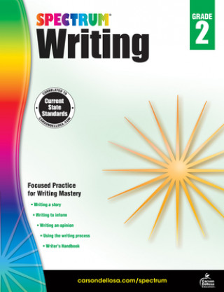 Knjiga Spectrum Writing, Grade 2 Spectrum