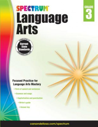 Kniha Spectrum Language Arts, Grade 3 Spectrum