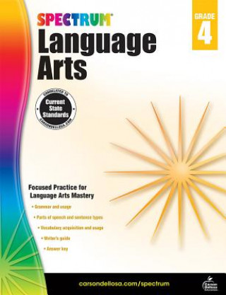 Kniha Spectrum Language Arts, Grade 4 Spectrum