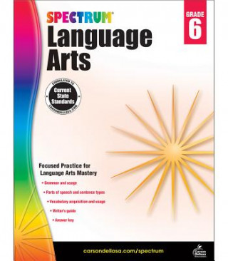Kniha Spectrum Language Arts, Grade 6 Spectrum