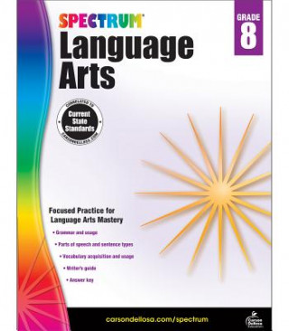 Kniha Spectrum Language Arts, Grade 8 Spectrum