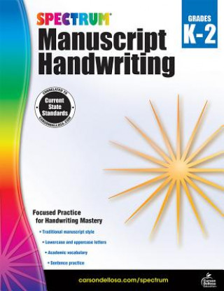 Kniha Spectrum Manuscript Handwriting Grades K-2 Spectrum