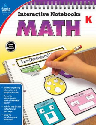 Kniha Math, Kindergarten LLC Carson-Dellosa Publishing