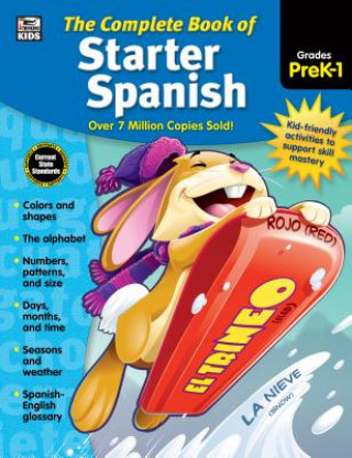 Carte The Complete Book of Starter Spanish, Grades Preschool - 1 Thinking Kids