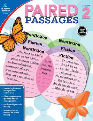 Könyv Paired Passages, Grade 2 Carson-Dellosa Publishing LLC