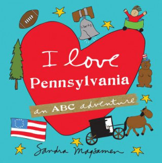 Carte I Love Pennsylvania Sandra Magsamen