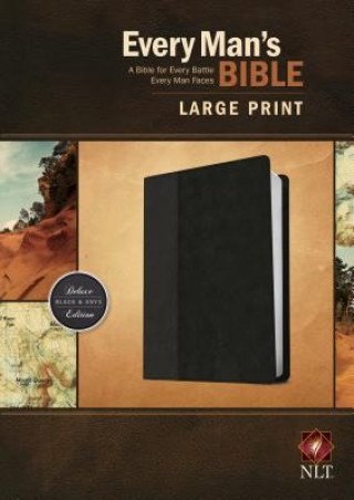 Kniha Every Man's Bible NLT, Large Print, TuTone (LeatherLike, Black/Onyx) Inc. Tyndale House Publishers