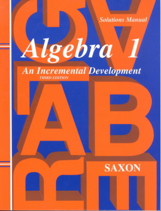 Knjiga Algebra 1 John H. Saxon