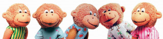 Carte Eileen Christlelow's Five Little Monkeys Finger Puppet Playset Eileen Christelow