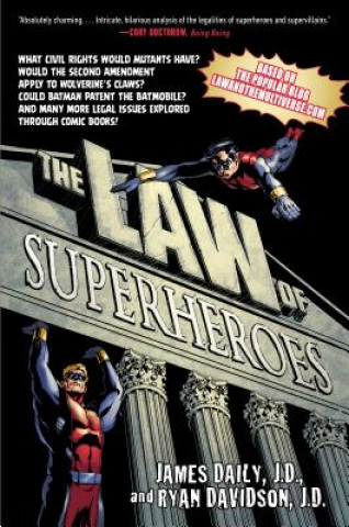 Kniha The Law of Superheroes James E. Daily