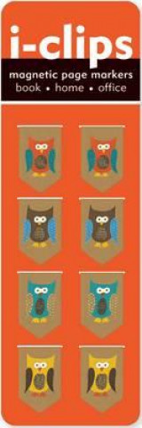 Carte Owls I-clips Magnetic Page Markers Peter Pauper Press