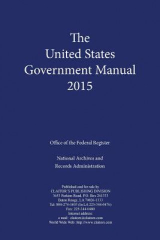 Carte United States Government Manual National Archives and Records Administration