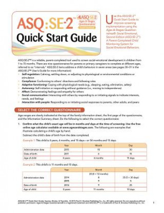 Βιβλίο Asq:se-2 Quick Start Guide Jane Squires