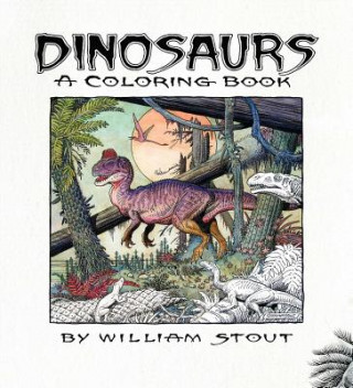 Книга Dinosaurs: A Coloring Book by William Stout William Stout