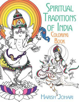 Книга Spiritual Traditions of India Coloring Book Harish Johari