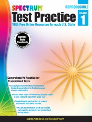 Kniha Spectrum Test Practice, Grade 1 Spectrum