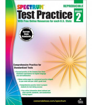 Kniha Spectrum Test Practice, Grade 2 Spectrum