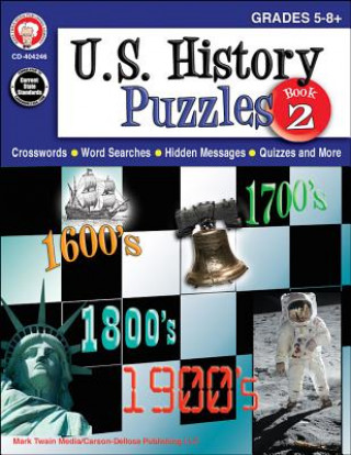 Книга U.S. History Puzzles Book 2, Grades 5-8+ Mary Dieterich