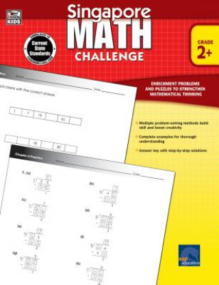 Kniha Singapore Math Challenge, Grade 2+ Terry Chew