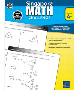 Книга Singapore Math Challenge, Grade 4+ Terry Chew