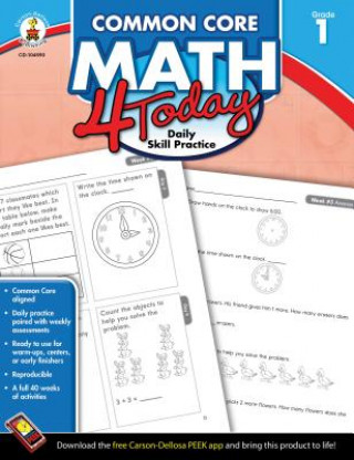 Book Common Core Math 4 Today, Grade 1 Erin McCarthy