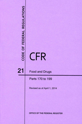 Carte Code of Federal Regulations Title 21 Food and Drugs National Archives and Records Administration